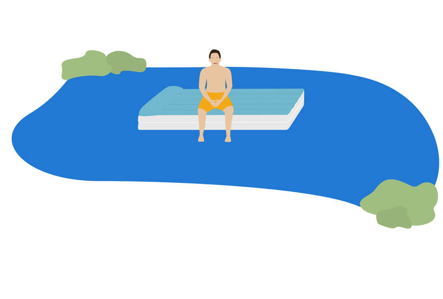 matelas gonflable exterieur